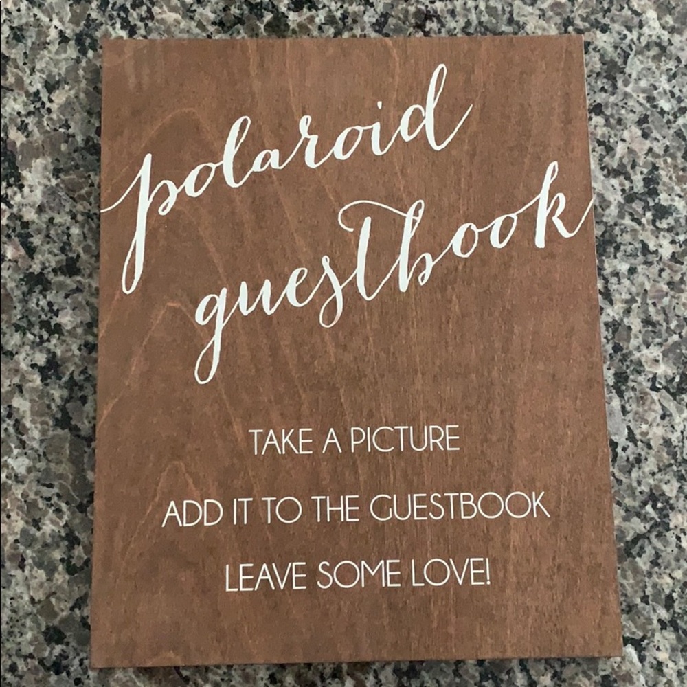 Guestbook sign